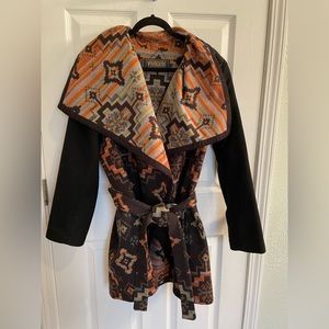 Women’s Pendleton Southwestern Pattern Wool Coat